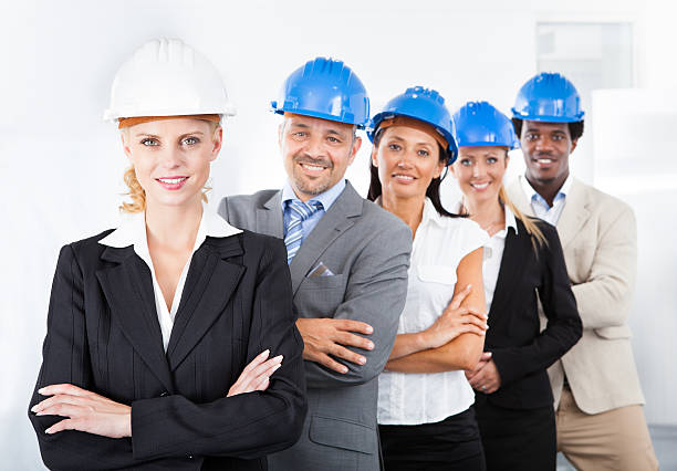 istock A group of architects wearing hardhats 461149147