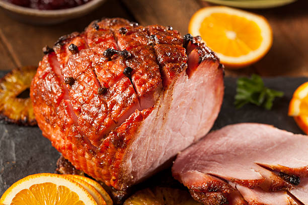 istock Traditional Sliced Honey Glazed Ham 461150337
