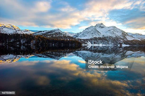 Alpine Lake Reflection Stock Photo - Download Image Now - Mountain, Reflection Lake, Beauty In Nature