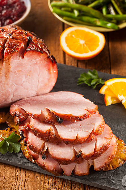 istock Traditional Sliced Honey Glazed Ham 461150709