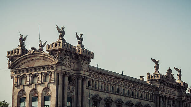 istock griffon sculpture in Barcelona. Catalonia, Spain. 461151015