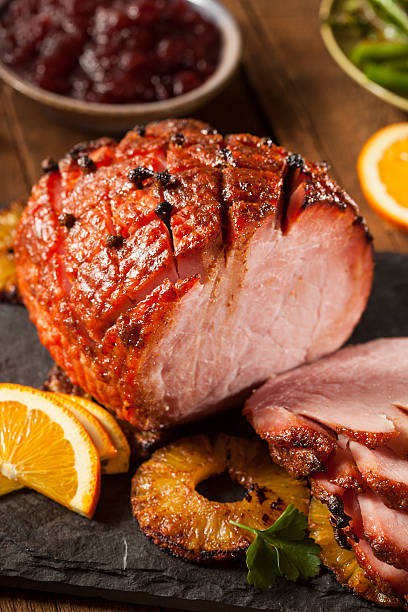 istock Traditional Sliced Honey Glazed Ham 461151635