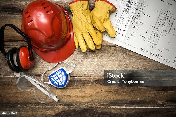 Protective Workwear Stock Photo - Download Image Now - Clothing, Construction Industry, Copy Space