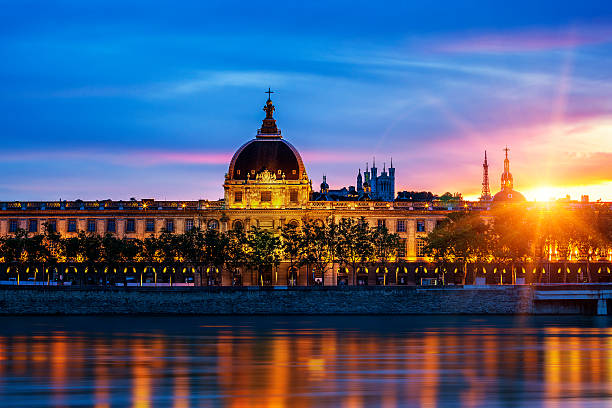istock View of Lyon city at sunset 461155905
