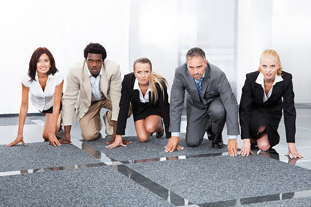 istock Businesspeople Being Ready For Race 461157263