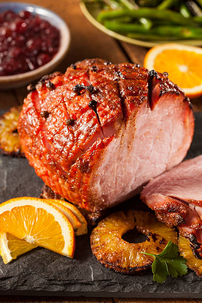 istock Traditional Sliced Honey Glazed Ham 461158825