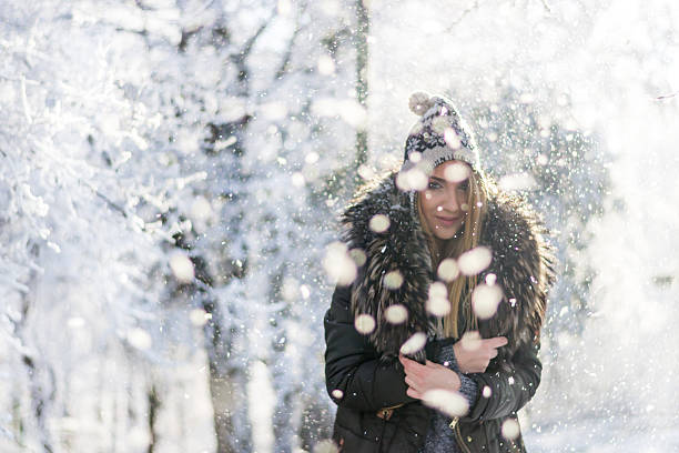 istock Beautiful Girl in Snow 461186411