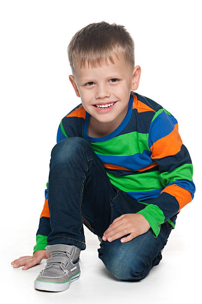 istock Joyful little fashion boy 461187799