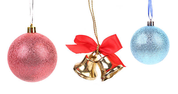 istock Christmas bell and ball decoration. 461187997