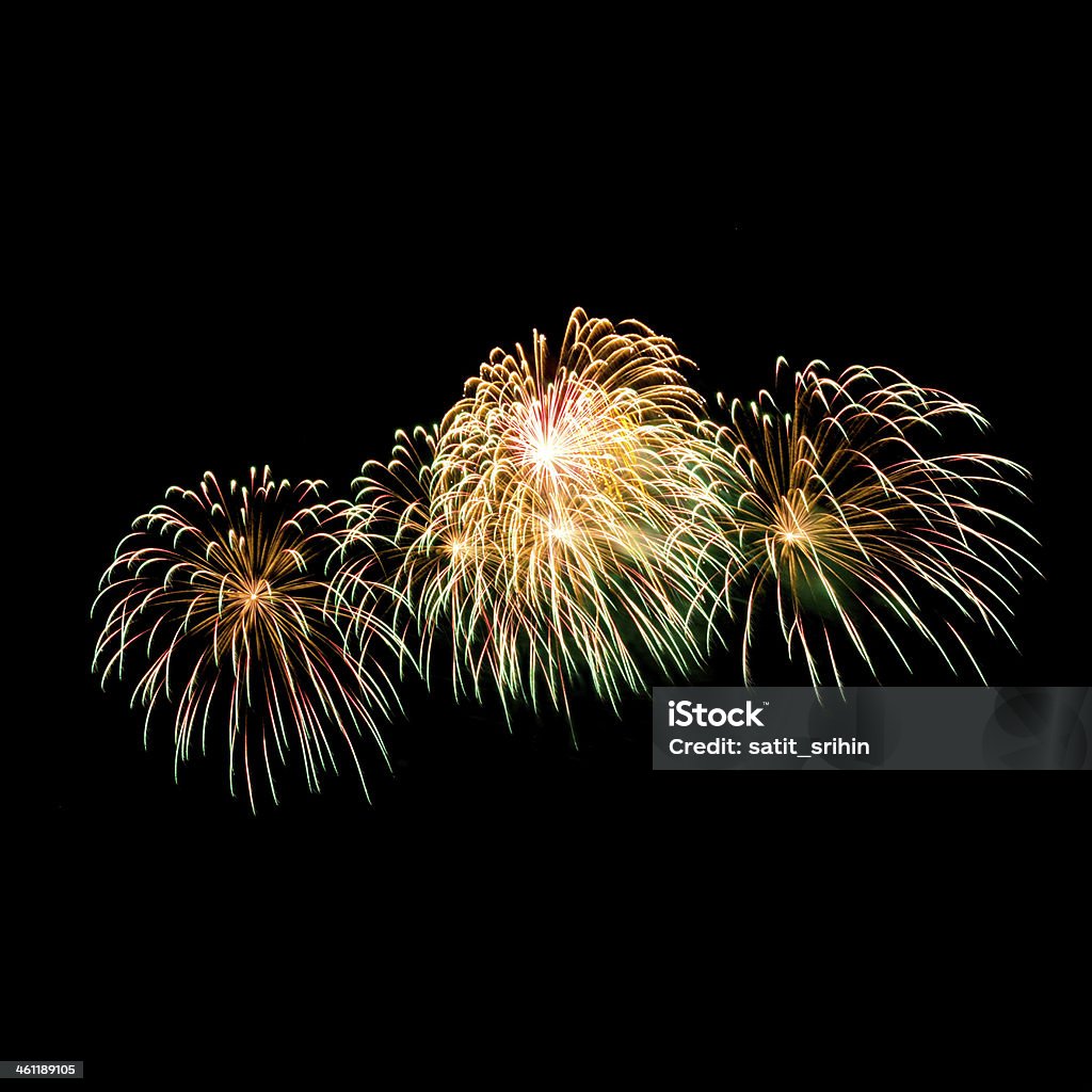 fireworks colorful fireworks over dark sky background Backgrounds Stock Photo