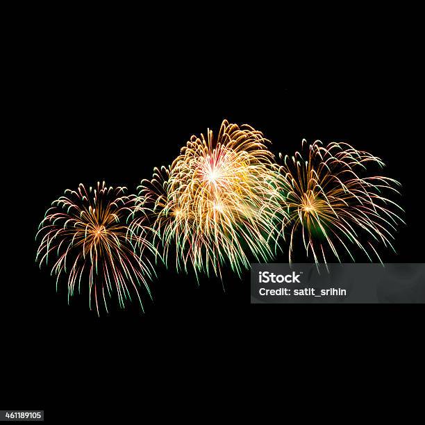 Fireworks Stock Photo - Download Image Now - Backgrounds, Blue, Bonfire