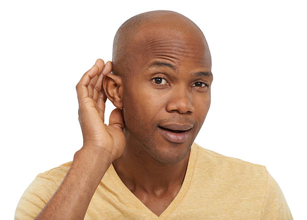 istock You'll have to speak up 461202343