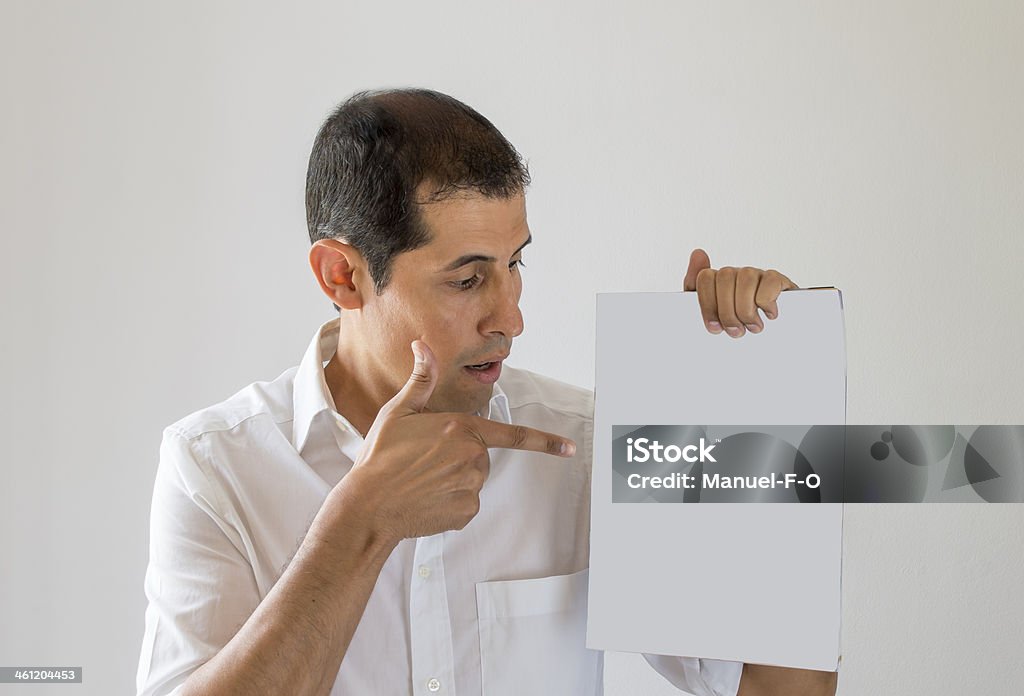 Per indicare la copertina di una rivista - Foto stock royalty-free di Adulto