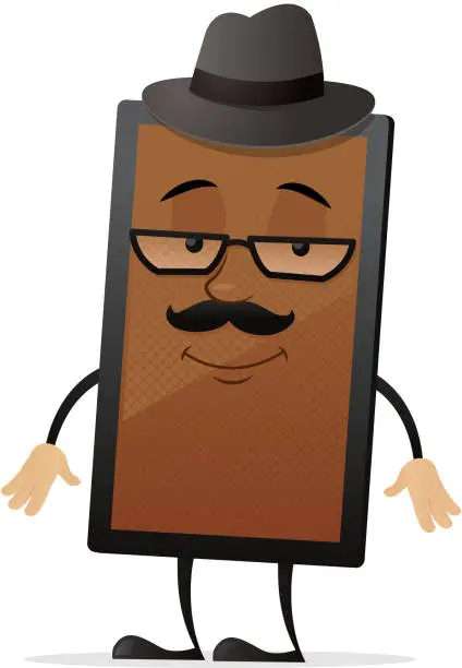 Vector illustration of Hipster Tablet
