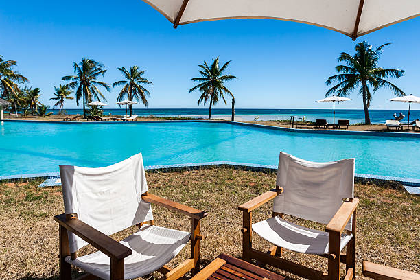 istock Cafe and swimming pool 461227187