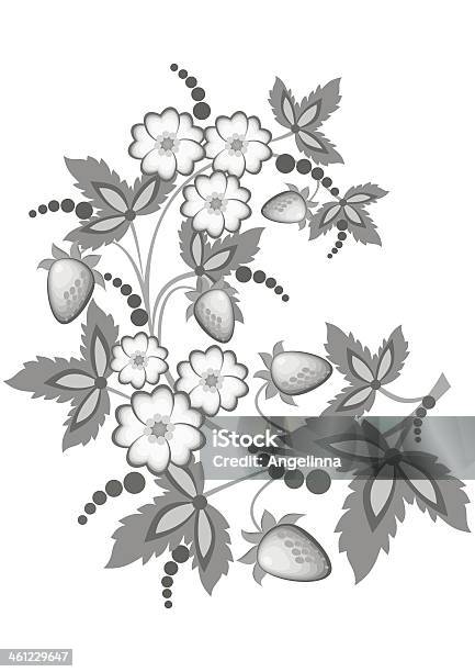 Ramo Floral Abstrato - Arte vetorial de stock e mais imagens de Abstrato - Abstrato, Botão - Estágio de flora, Bouquet