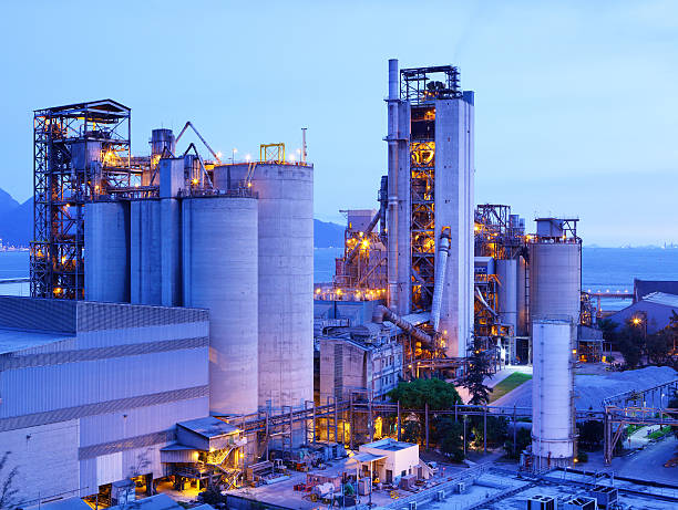 istock Industrial plant at dusk 461232921