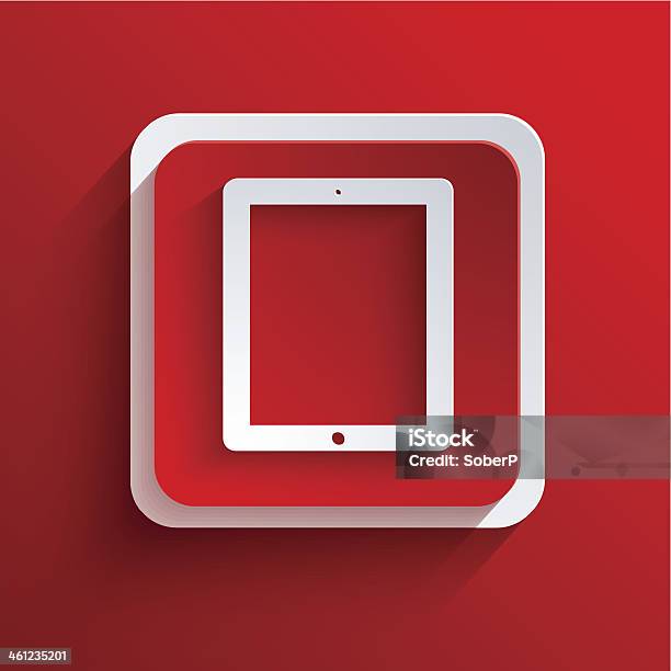 벡터 스퀘어 빨간색 아이콘이 있습니다 Eps10 0명에 대한 스톡 벡터 아트 및 기타 이미지 - 0명, 글로벌 커뮤니케이션, 단일 객체