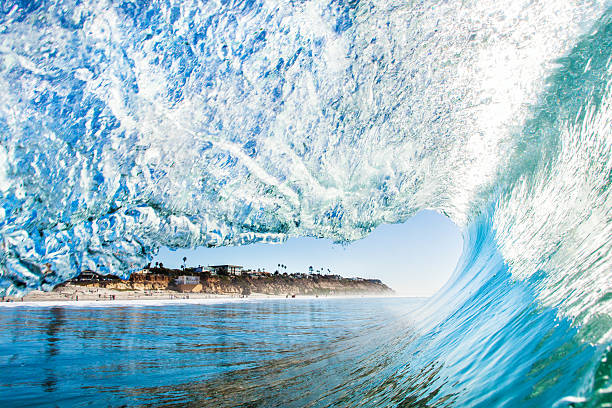 perfect wave stock photo
