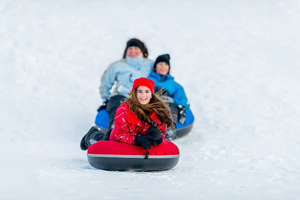 istock Family Fun in the Winter Snow 461241711