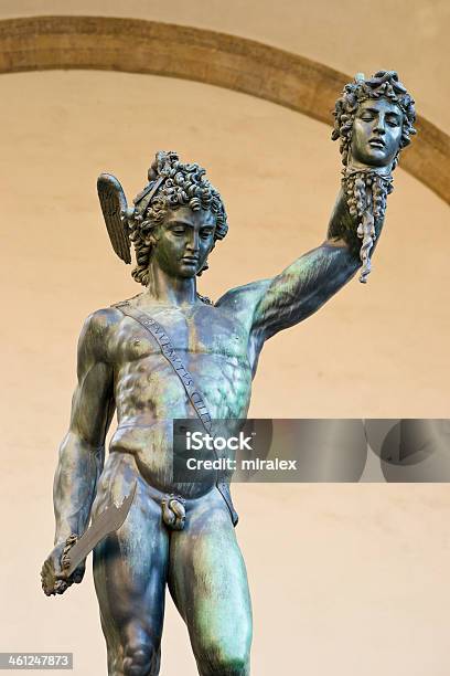 Rzeźba Z Narzędzia Perseus Przez Benvenuto Cellini Od Piazza Della Signoria - zdjęcia stockowe i więcej obrazów Benvenuto Cellini