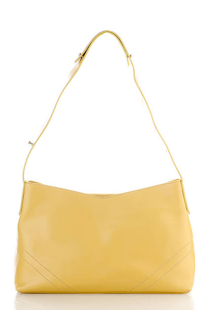 istock Womanish yellow leather bag 461253251