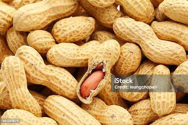 Peanut Stock Photo - Download Image Now - Brown, Cholesterol, Dried Food
