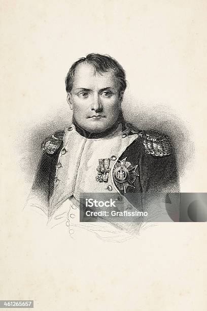 Incisione Di Imperatore Napoleone 1870 - Immagini vettoriali stock e altre immagini di Napoleone - Napoleone, Acquaforte, Antico - Vecchio stile