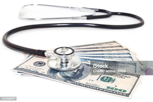 Stethoscope And Dollars Stock Photo - Download Image Now - Business, Concepts, Concepts & Topics