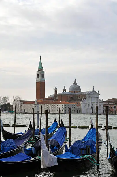 Photo of Gondola towards San Giorgio Maggiore Venice, Italy