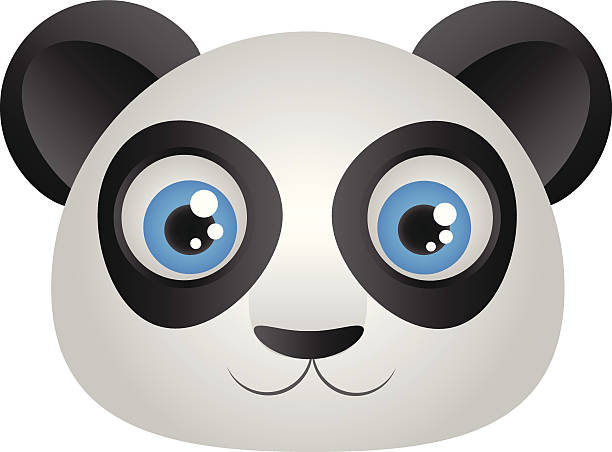 Panda vector art illustration