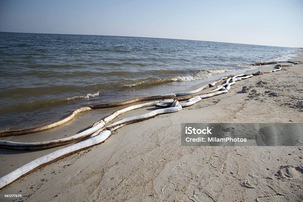 Öl auf einem Strand in Alabama - Lizenzfrei Ölpest Stock-Foto