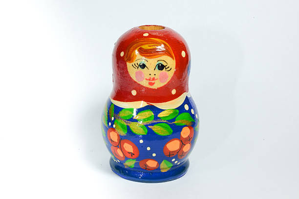 istock Color woodcarving doll 461284633