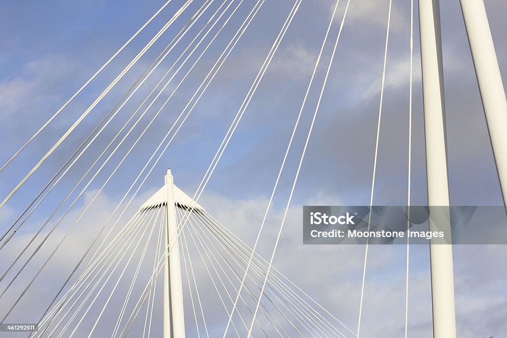 Hungerford Bridge a Londra, Inghilterra - Foto stock royalty-free di Ambientazione esterna