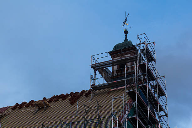 istock Renovation of old church 461295177
