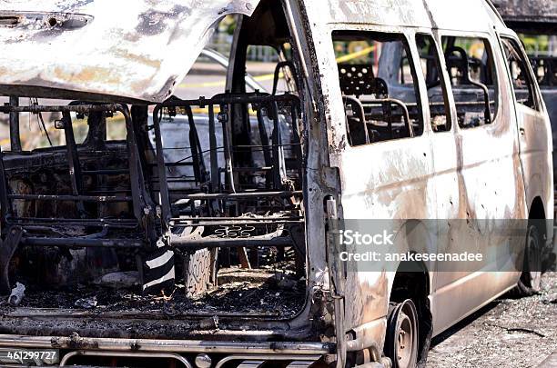Burn Car Stock Photo - Download Image Now - Burnt, Car, Moving Down