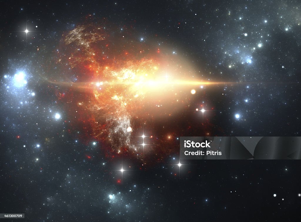 Nebulosa explosão de Supernova - Royalty-free Abstrato Foto de stock