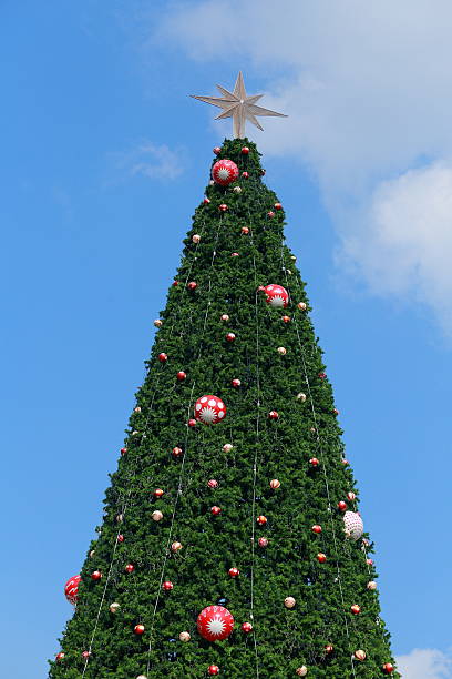 istock christmas tree with colorful balls 32 461309111