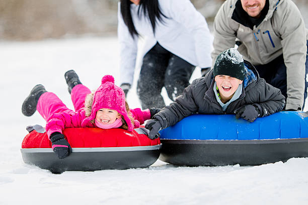istock Winter Fun Tubing 461313531