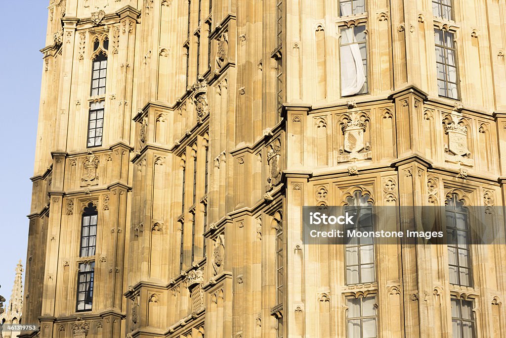 Häuser des Parlaments in London, England - Lizenzfrei Architektonisches Detail Stock-Foto