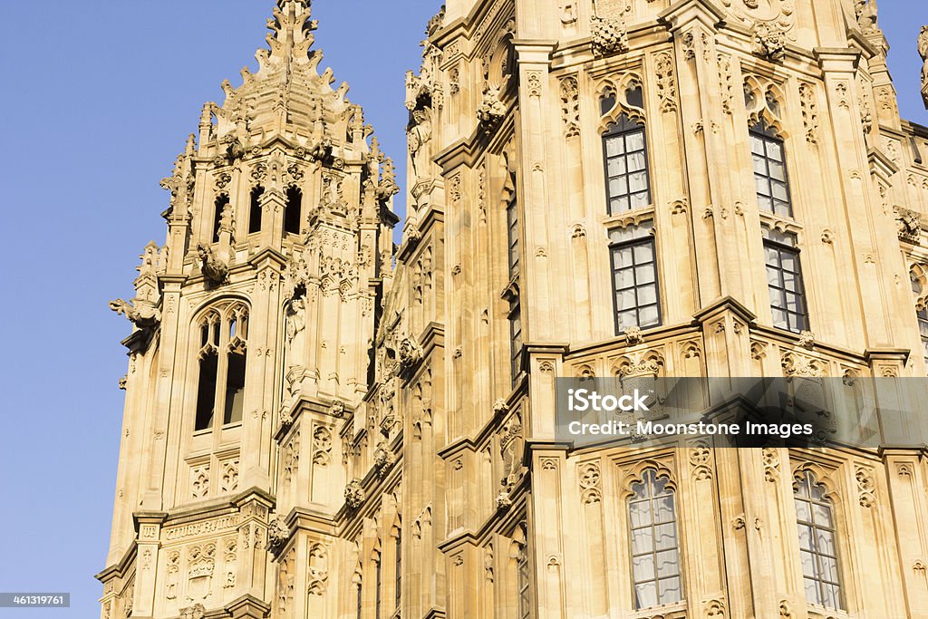 Häuser des Parlaments in London, England - Lizenzfrei Architektonisches Detail Stock-Foto
