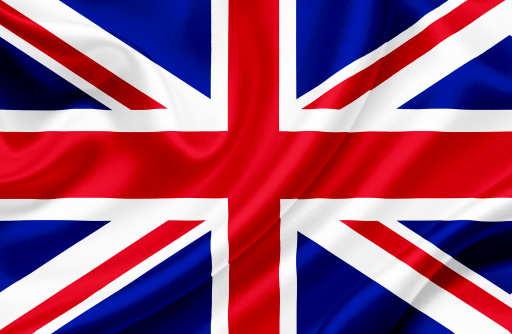 Great Britain waving flag