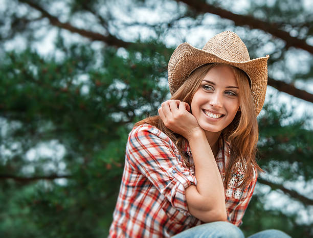 istock Sexy cowgirl. 461761319