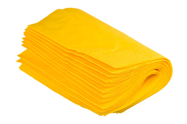 istock Yellow paper napkins 461761763