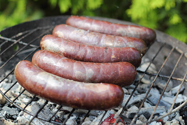 istock Grilling Blood Sausages on barbecue grill 461766911
