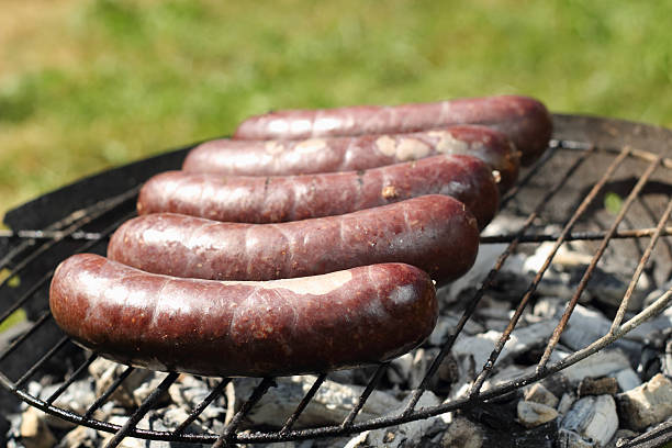 istock Grilling Blood Sausages on barbecue grill 461767051