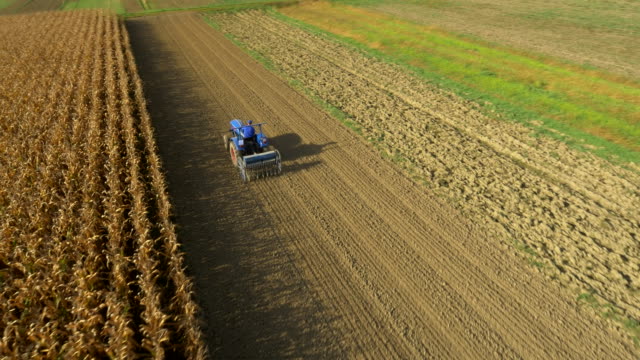 AERIAL Sowing With The Seed Drill