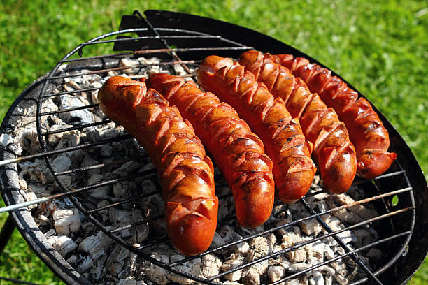 istock Grilling Sausages on barbecue grill 461772377