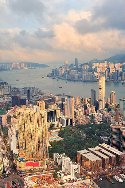 istock Hong Kong aerial view 461772427