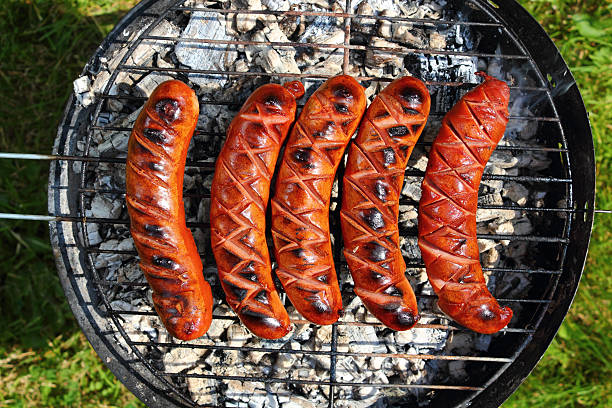 istock Grilling Sausages on barbecue grill 461773857